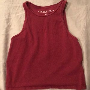 Maroon crop top